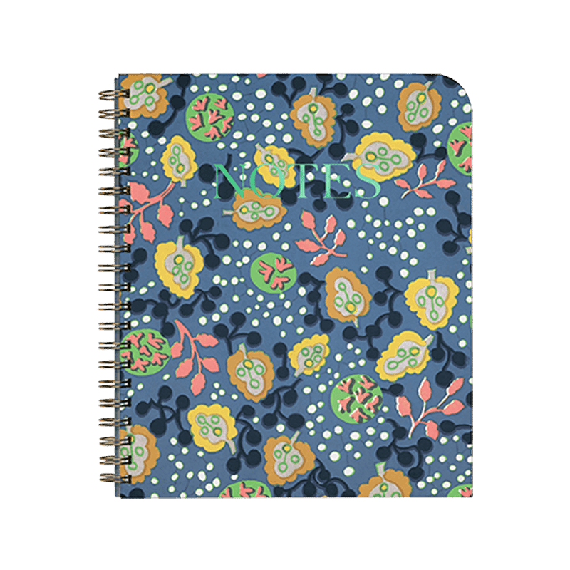 Large Spiral Notebook, Chimie Des Fleurs