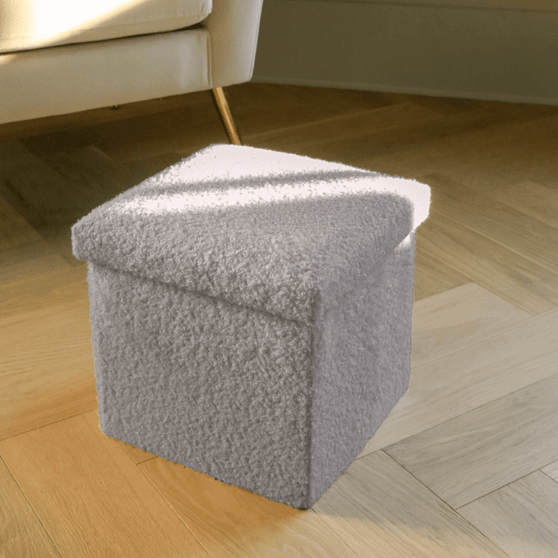 Grey 3 in 1 Storage Ottoman