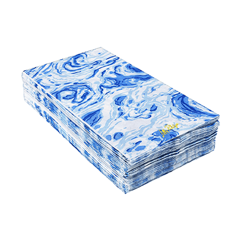 Paper Dinner Napkins, Marble Swirl