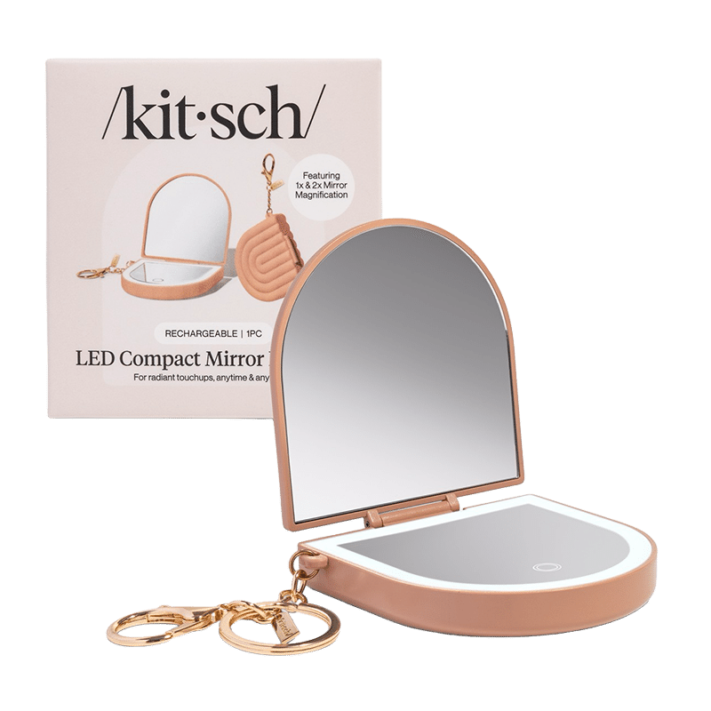LED Compact Mirror Keychain