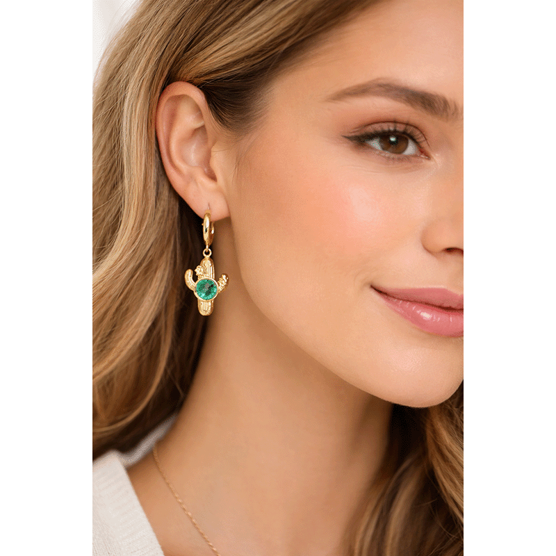 Cactus Earrings
