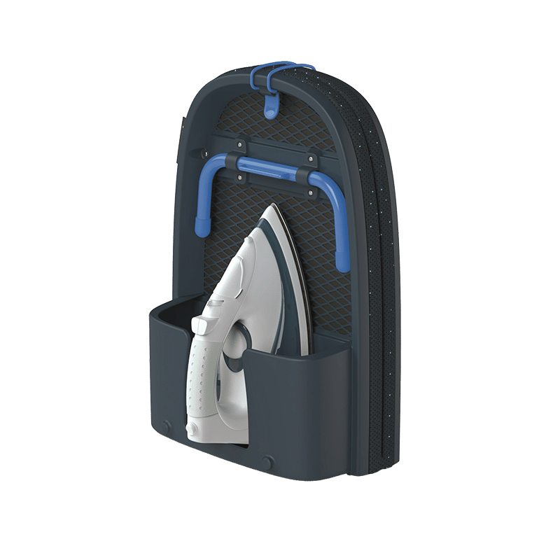 Pocket Plus Folding Ironing Board (Black/Blue)