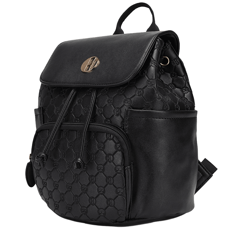 Compass Vegan Leather Monogram Mini Backpack