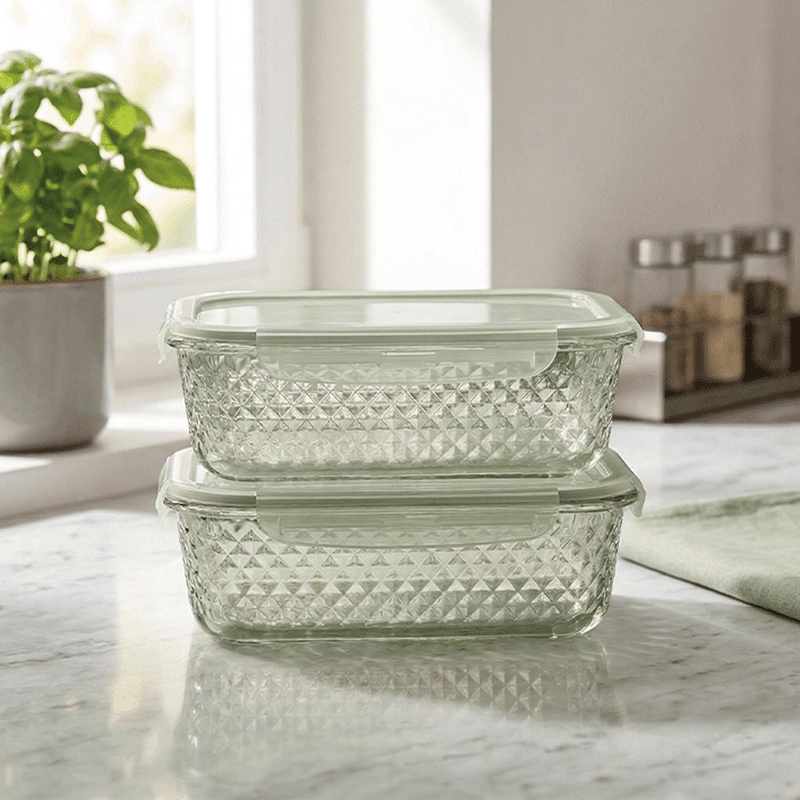 Green 4pc 35oz Rectangle Set