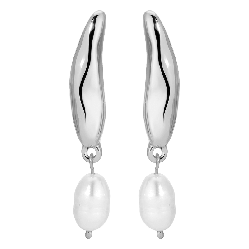Liquid Luxe Pearl Earrings