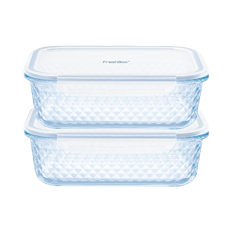 Blue 4pc 35oz Rectangle Set