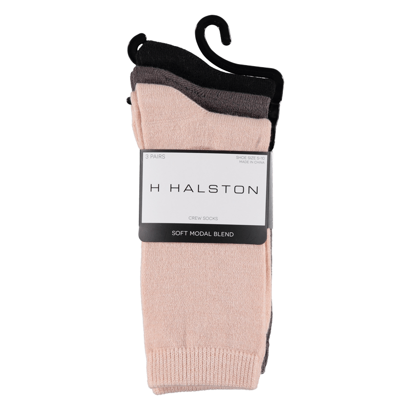 3PK Lad Crew Modal Solid