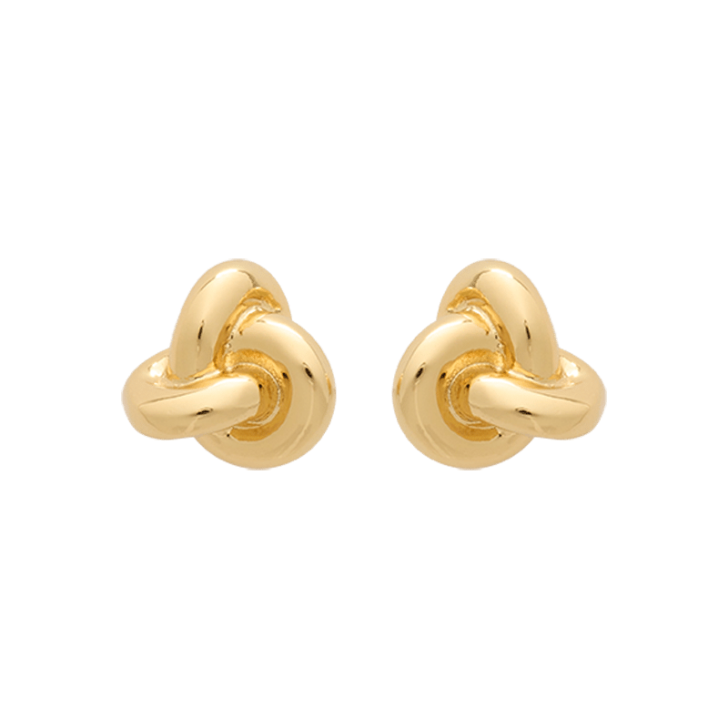 Double Knot Studs-Boxed (Silver)