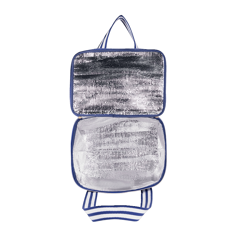 Cooler Bag, Floral Deep Ultramarine