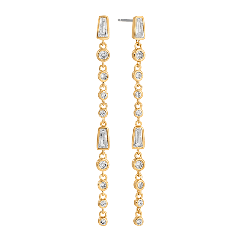 Crystal Linear Earrings