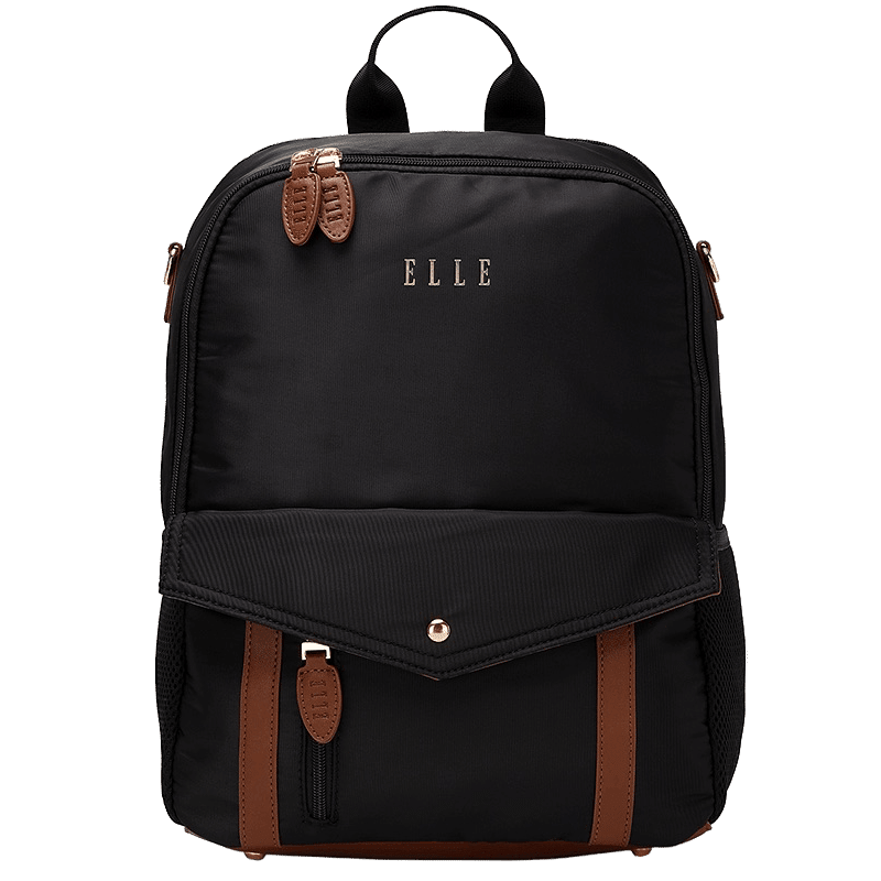 Luxe Journey Twill and Vegan Leather Backpack