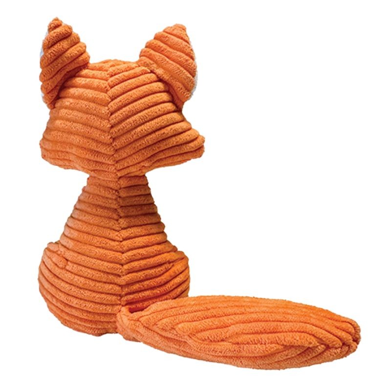 Corduroy Cuties Fox Plush Dog Toy