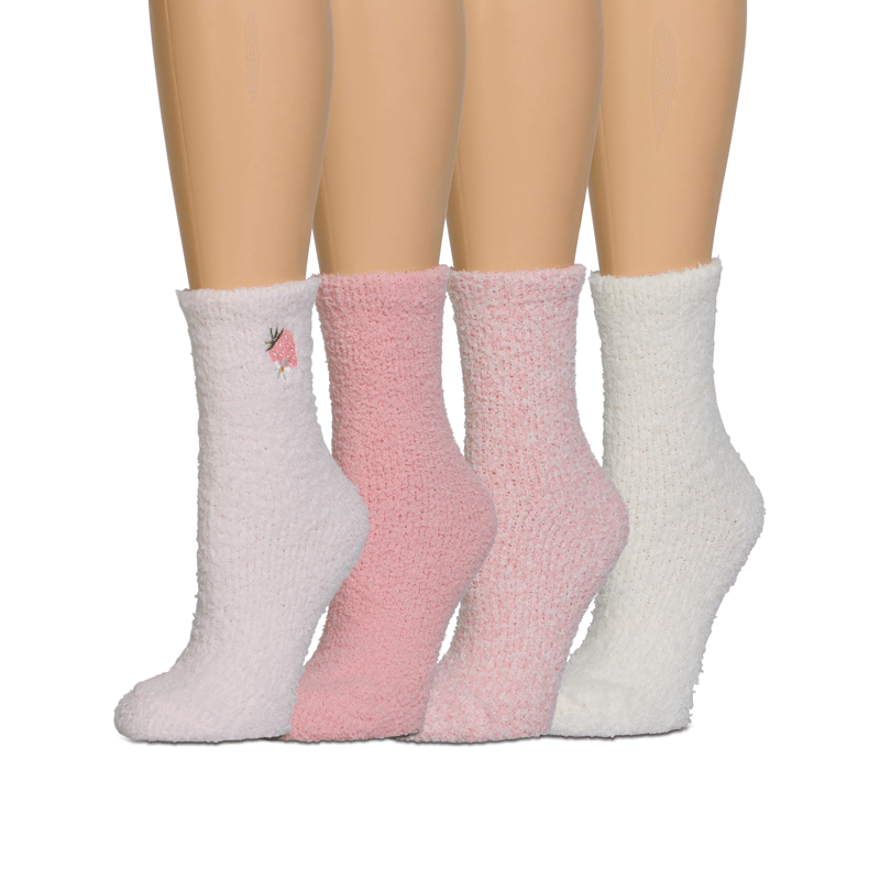 4PK LD CRWS CZY Embroidered