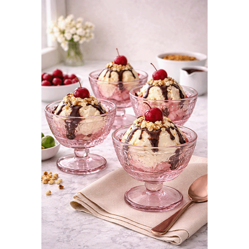 Claro Ice Cream Bowls - Set of 4