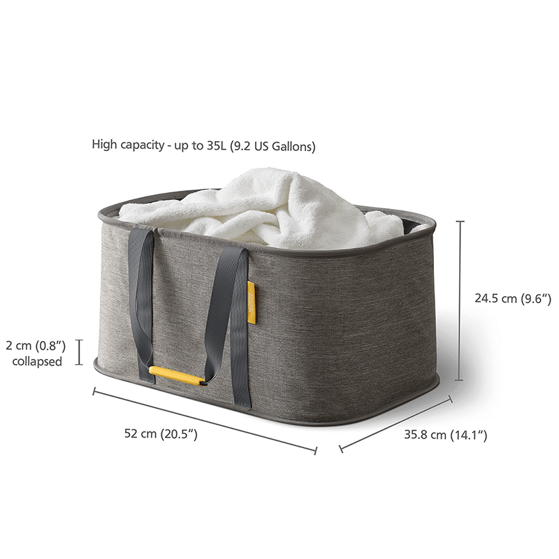 Hold-All 35-Liter Collapsible Laundry Basket