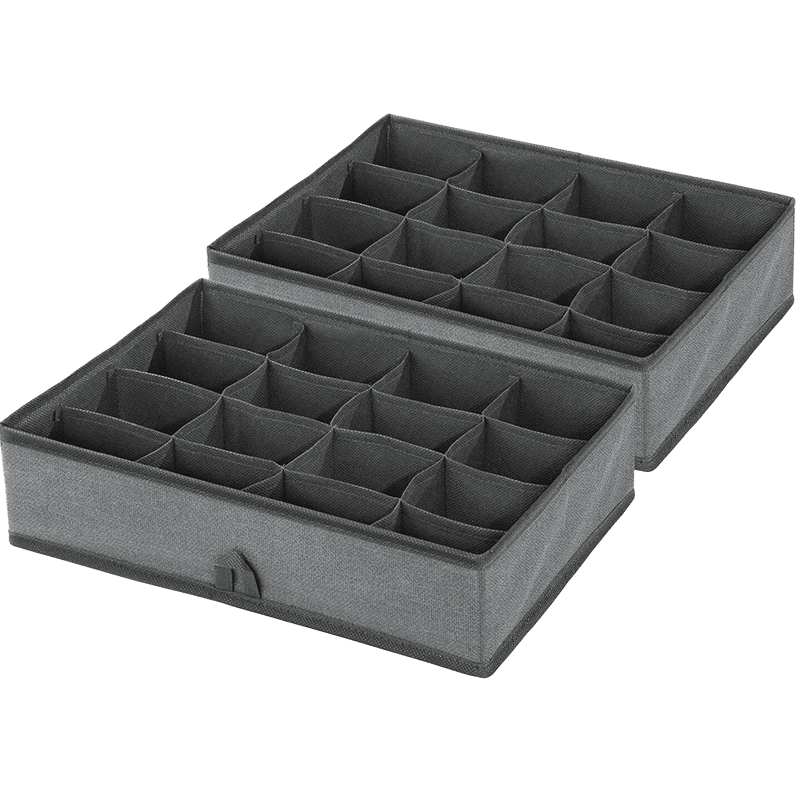 16 Section Drawer Organizer (2 Pack)