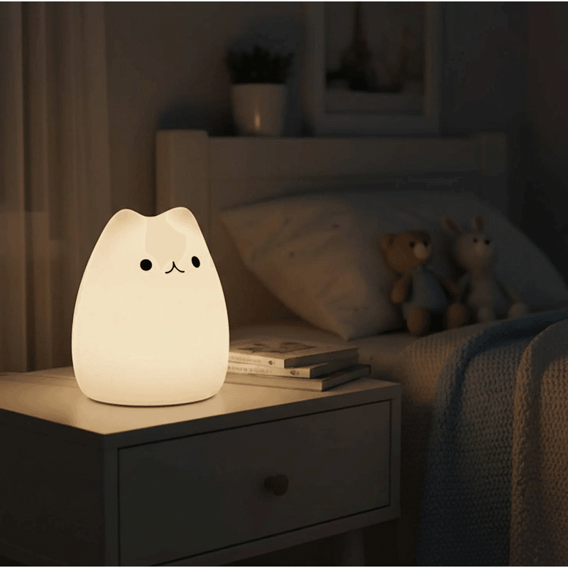 Color Changing Cat Night Light