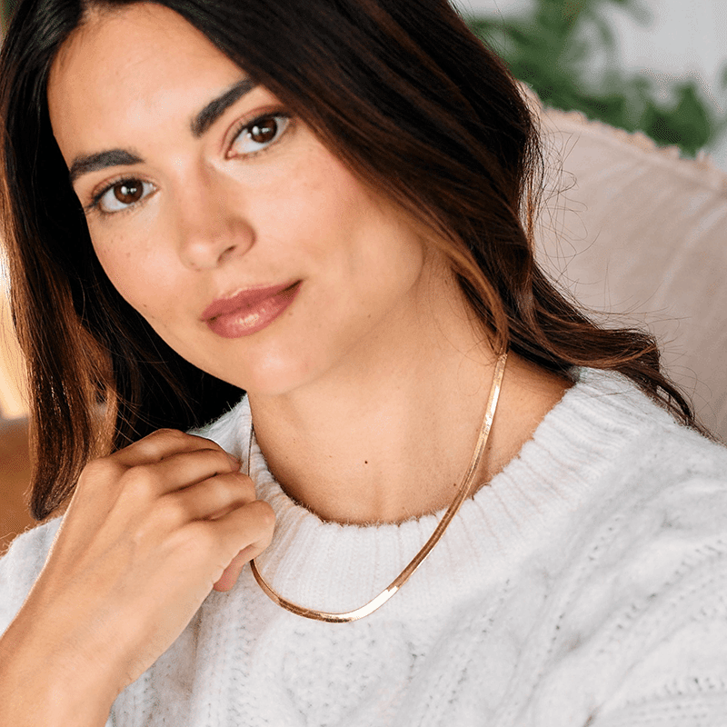 Hazel Herringbone Necklace