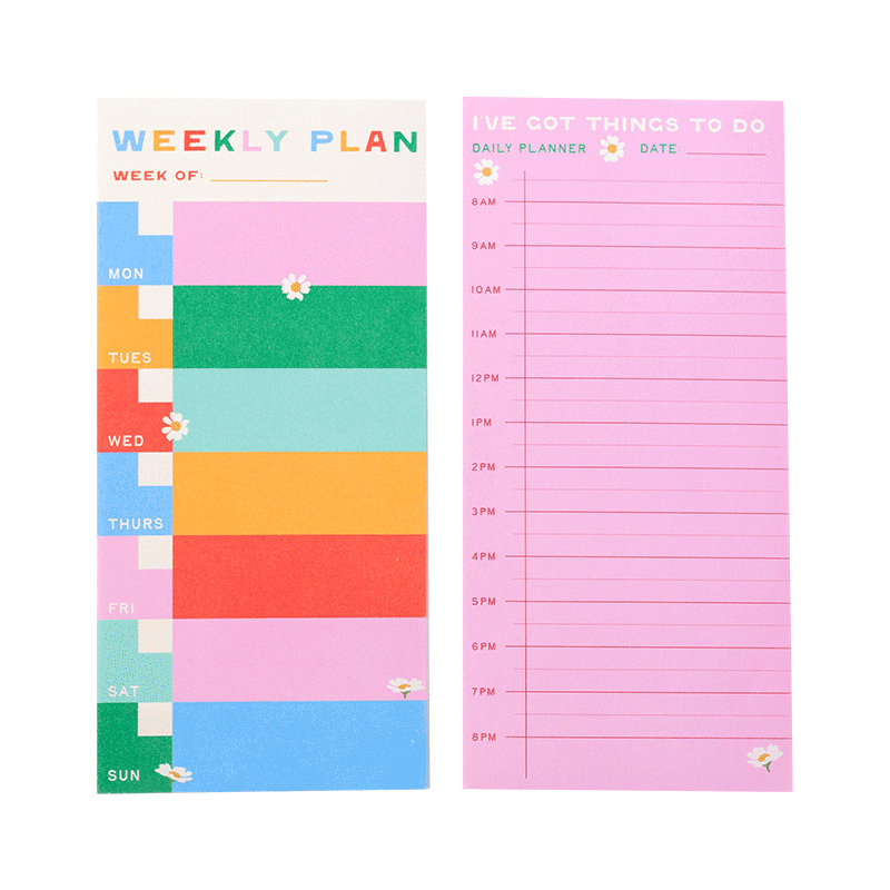 Weekly and Daily Planner Pads, I've Got Things to Do