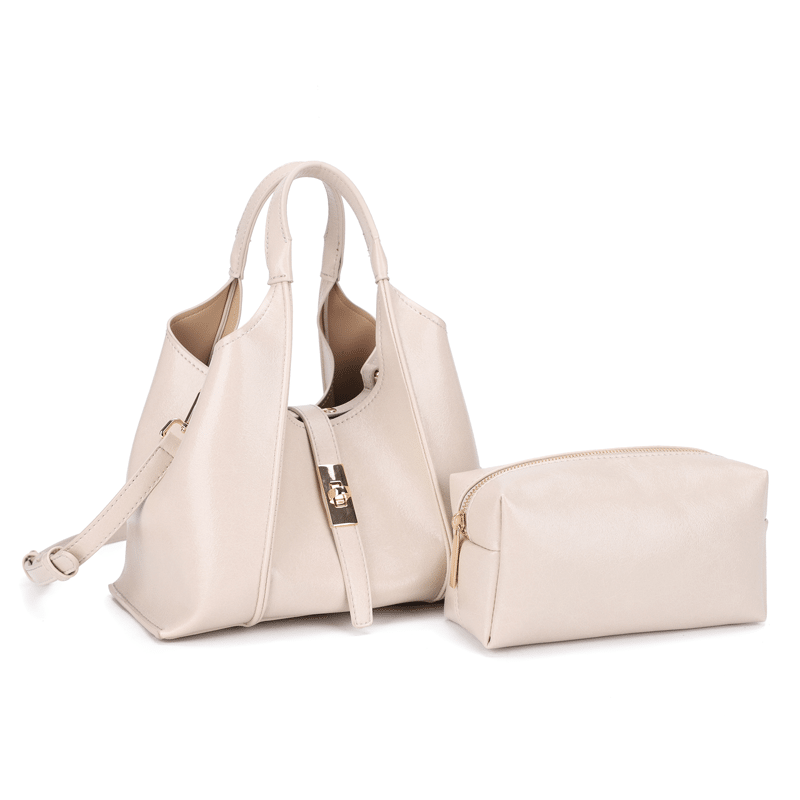 Rhodes 2 in 1 Twist Lock Tote with Zip Pouch 