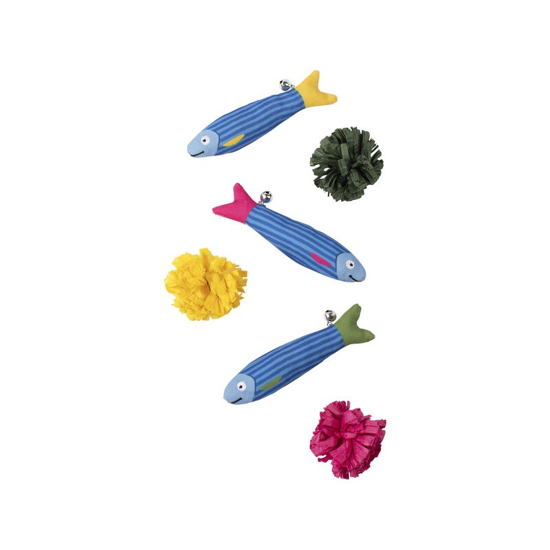 Living the Sardine Life Cat Toy Set