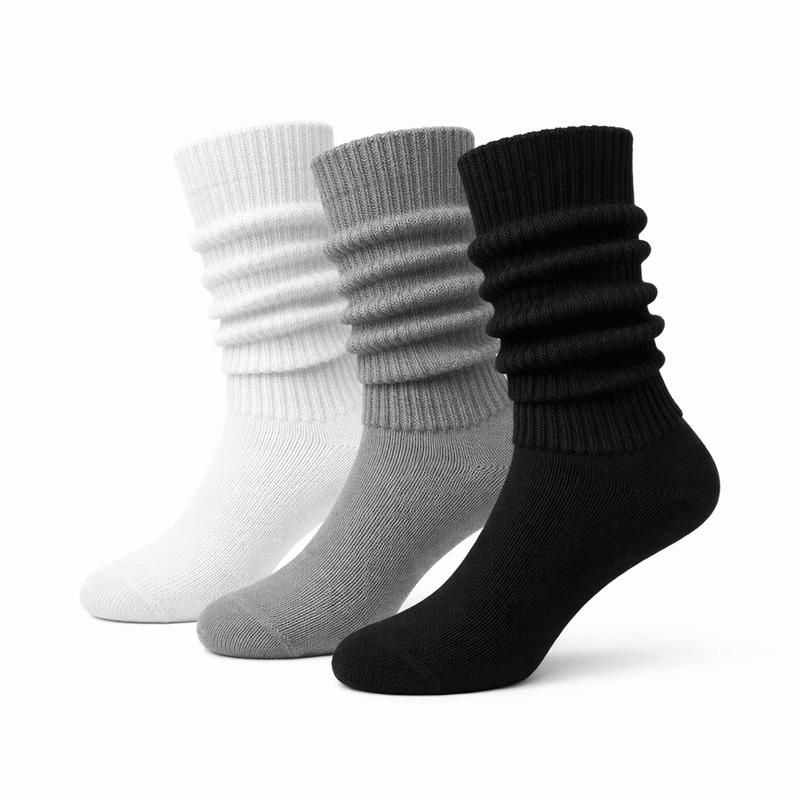 Ladies 3Pk Slouchy Socks