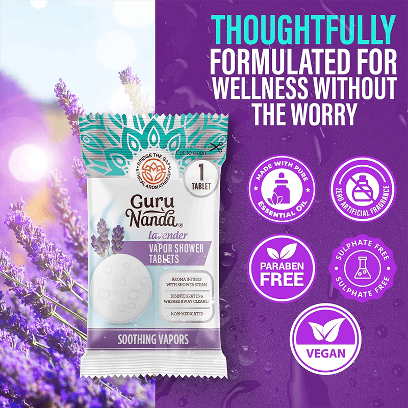 Lavender Vapor Shower Tablets 5ct