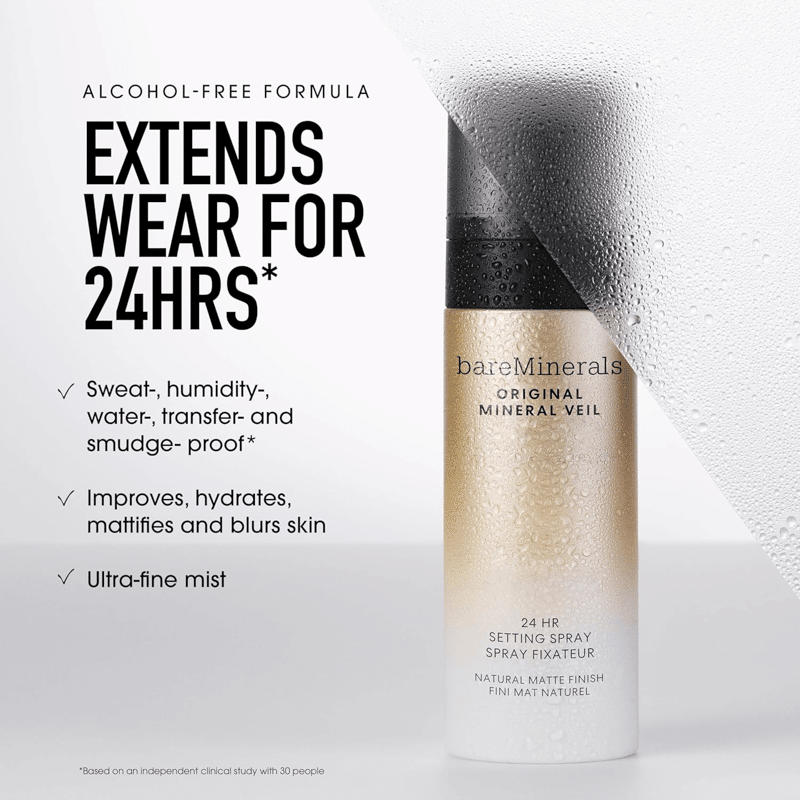 Original Mineral Veil 24 HR Natural Matte Setting Spray