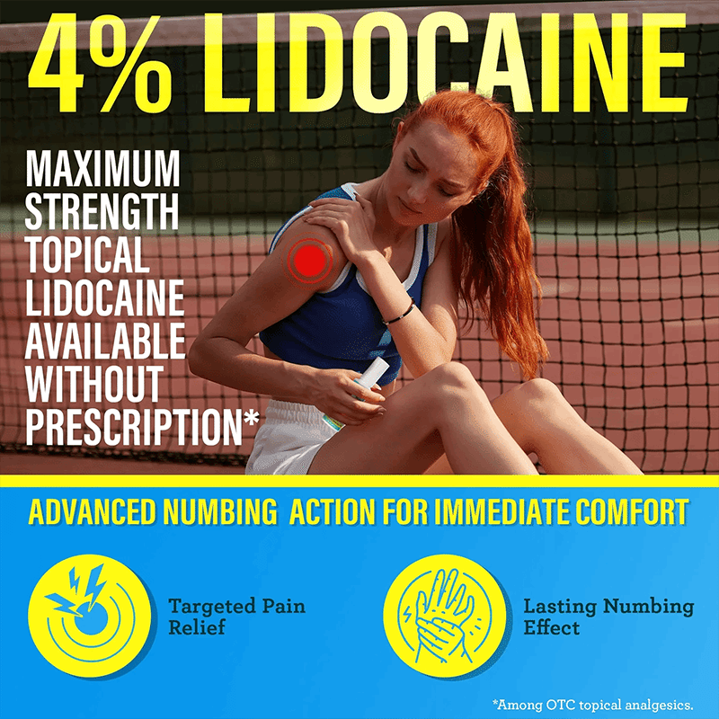 Lidocaine Pain Relief Spray with Magnesium