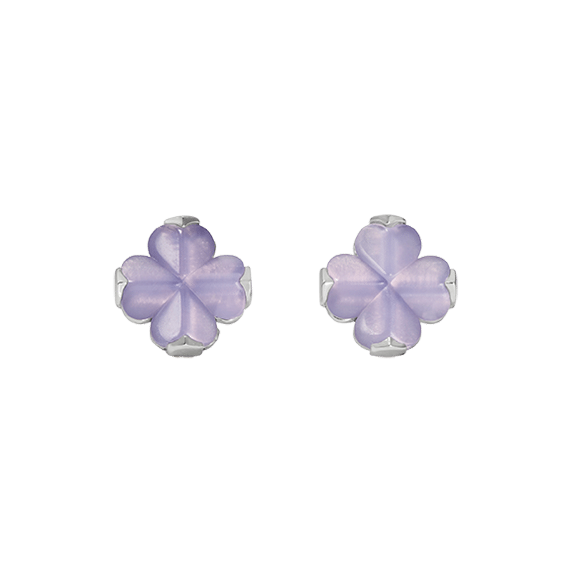 Spade Flower Studs