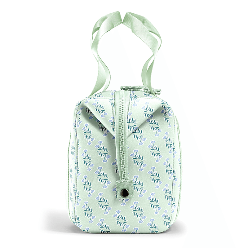 Remi Bag - Sage Flower Block