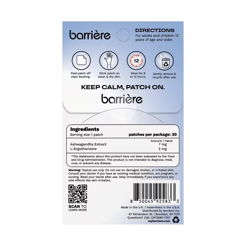 Everyday Calm Stress & Mood Support Patch