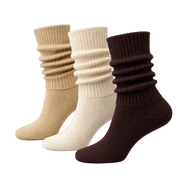Ladies 3Pk Slouchy Socks