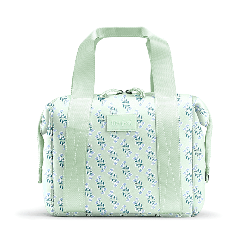 Remi Bag - Sage Flower Block