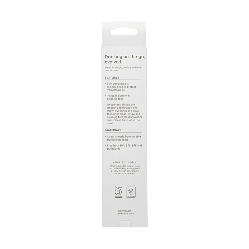 Glass Travel Straw