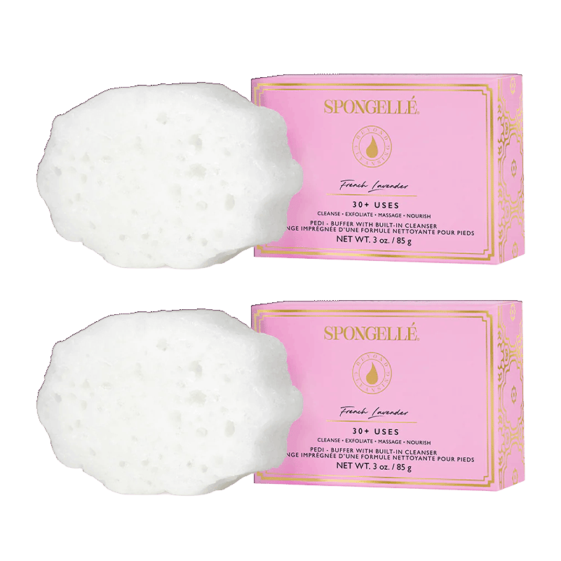 Spongellé Pedi Buffer French Lavender (30+ Washes) 3oz