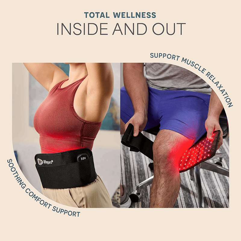 AllevaRed Pro Micro Red Light Therapy Belt