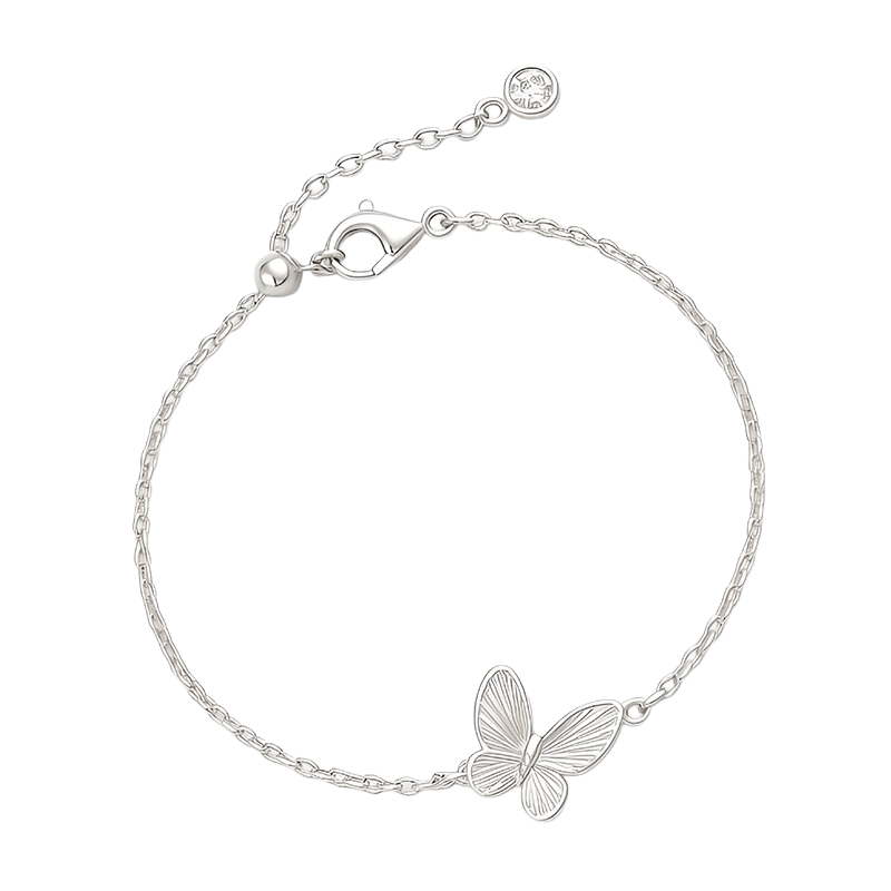 Crystal Butterfly Anklet
