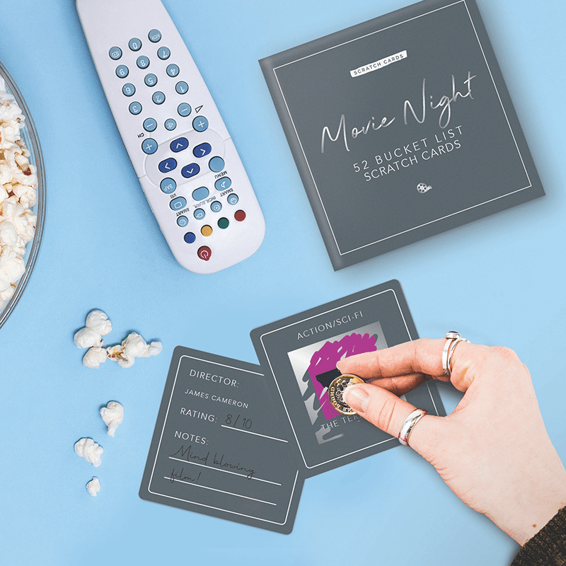Movie Night Scratch Cards
