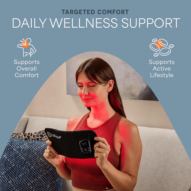 AllevaRed Pro Micro Red Light Therapy Belt