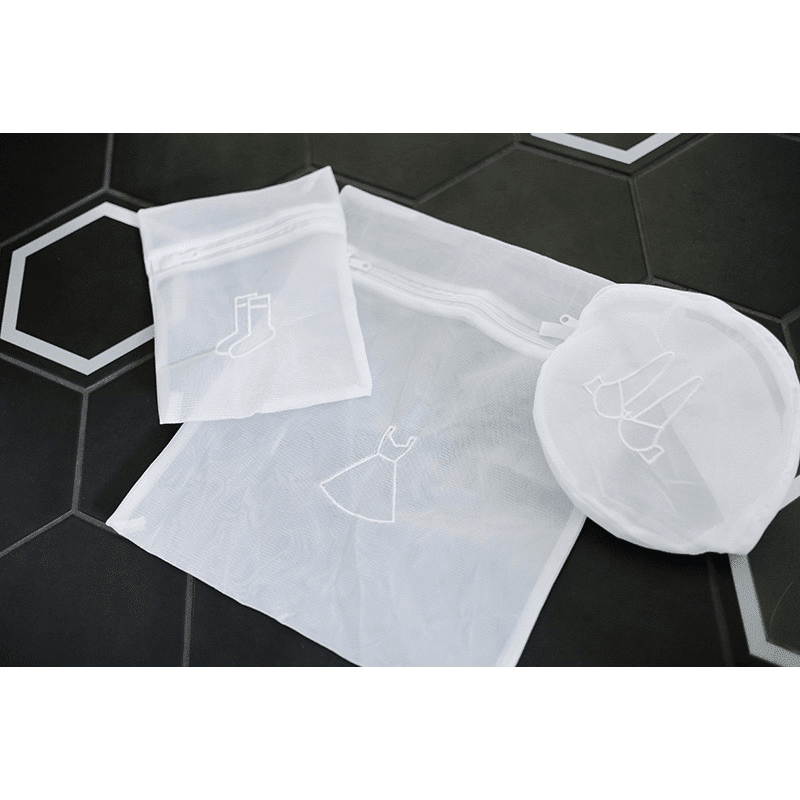 3 Piece Mesh Laundry Wash Bag Set