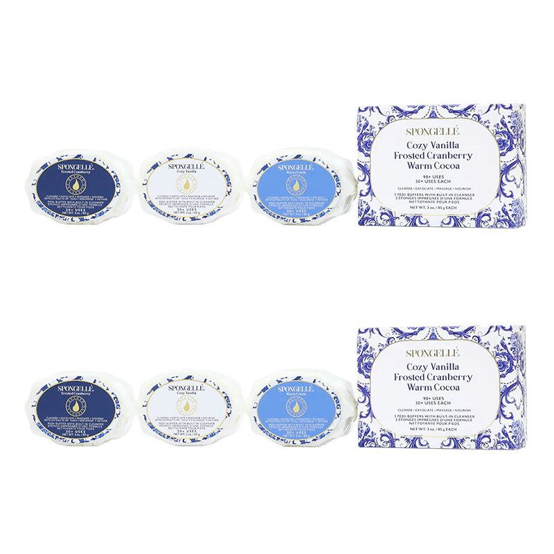 Spongellé Trio Pedi Buffers 