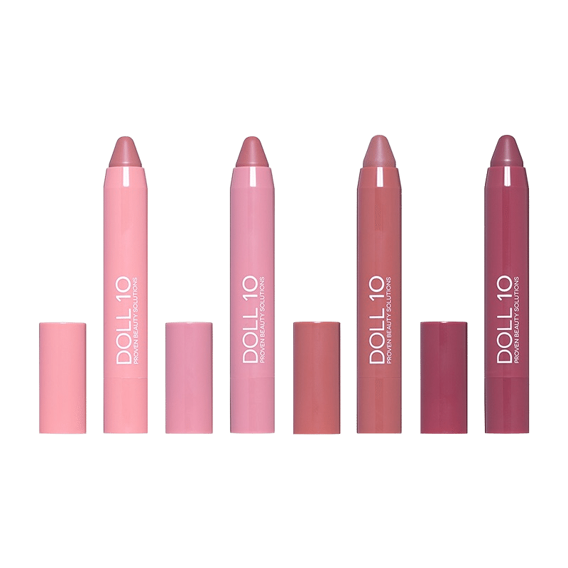 Nude Beach 4 Piece Soft Focus Lip Crayon Collection