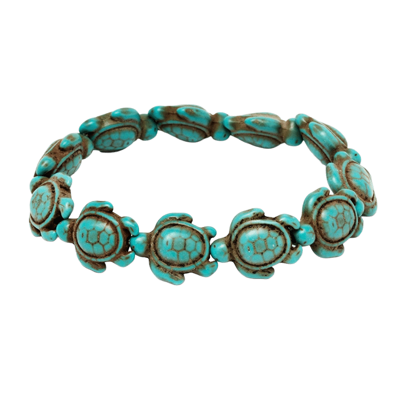 Turquoise Sea Turtles Bracelet