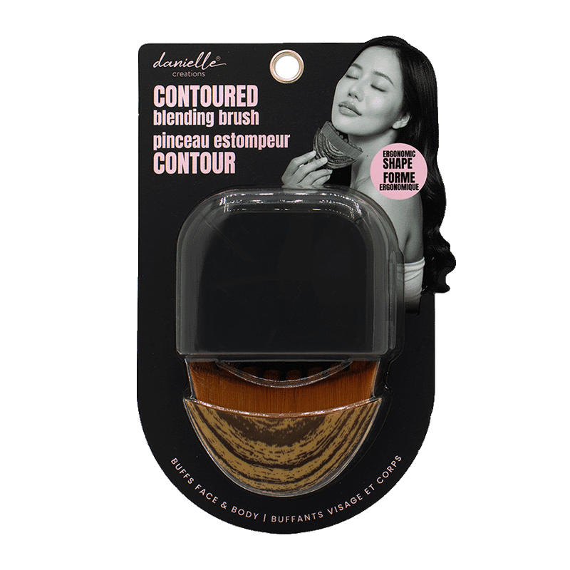 Contoured Face Makeup Blending Brush