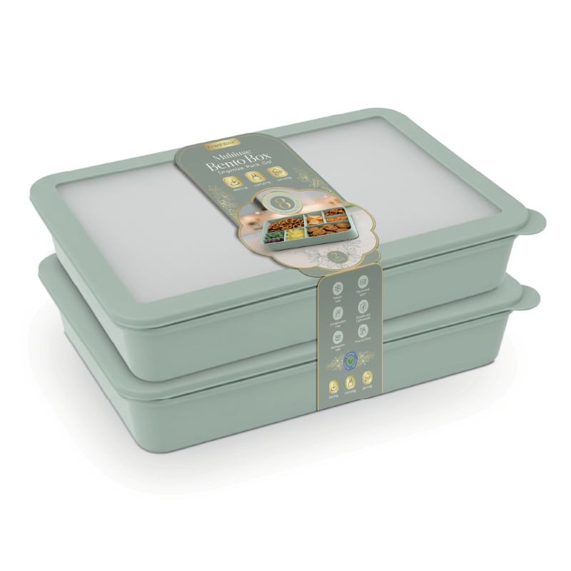 2pk 99oz Bento Snackbox