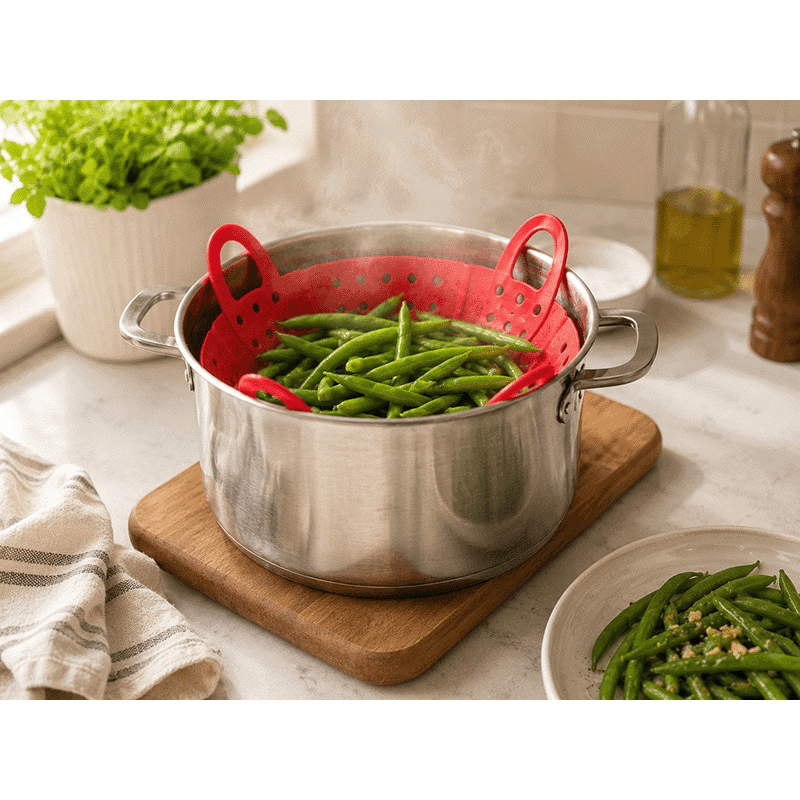 Silicone Vegetable Steamer