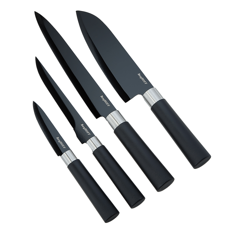 4 Piece DiNA Prime Ceramic Nonstick Set with Polypropylene Handles