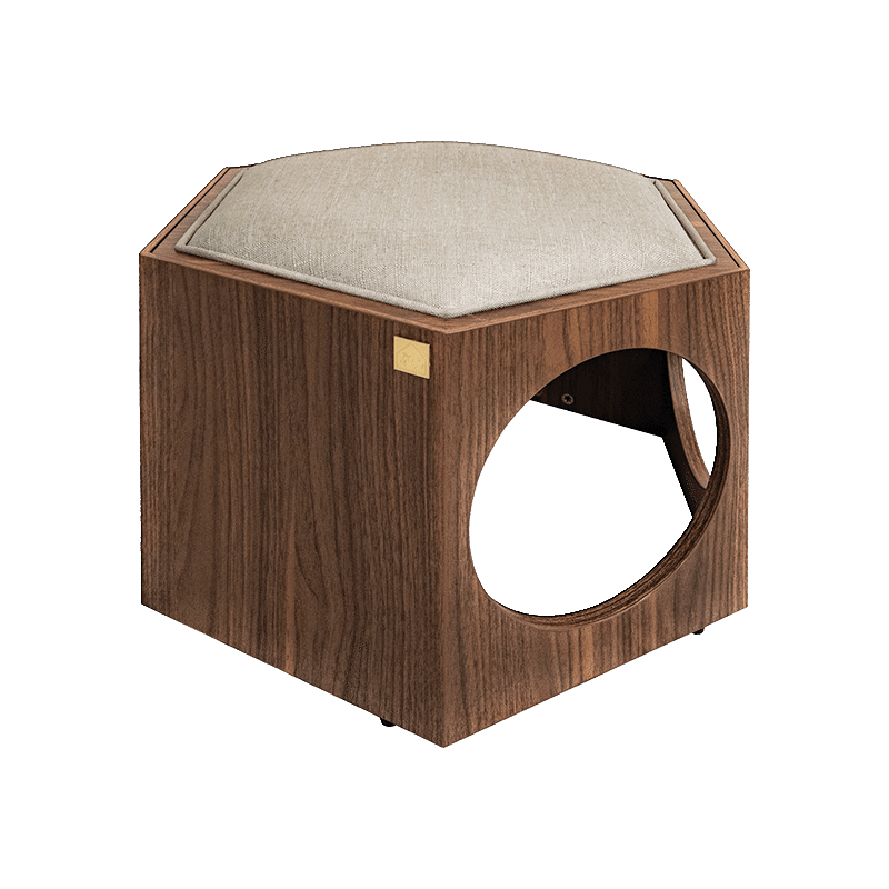 Suki Cat Stool & Shelf