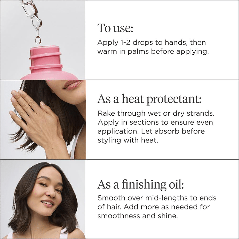 Style + Treat™ Yuzu + Plum Oil 4-in-1 Weightless Hair Oil